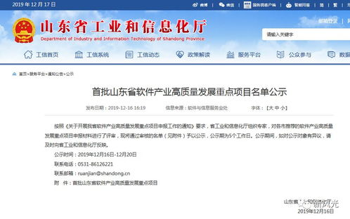 首批軟件產業(yè)高質量發(fā)展重點項目公示,新風光榜上有名